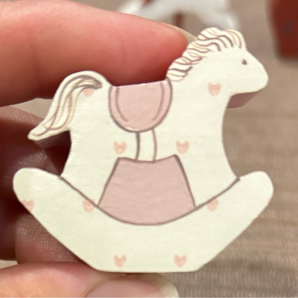 Primitive Wooden Animals Chunky Folk Art Miniatures Trinket Shelf Hand Painted - Picture 3 of 8